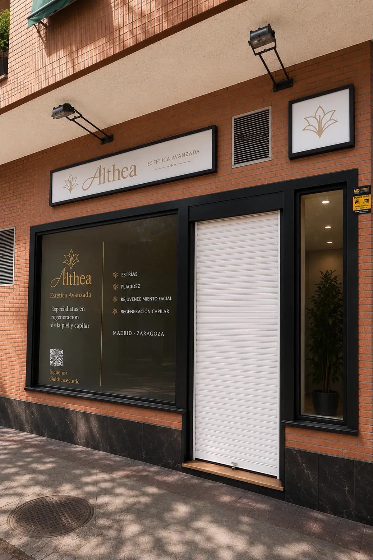 Fachada de Althea Estetic en Calle de Téllez 13, Madrid